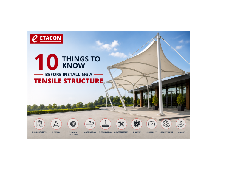 10 Things to Know Before Installing a Tensile Structure